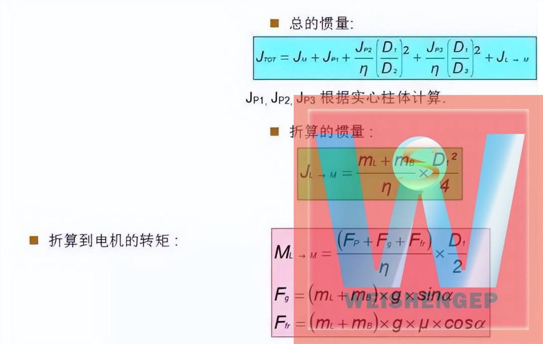 电机选型计算公式与知识点汇总(图9)